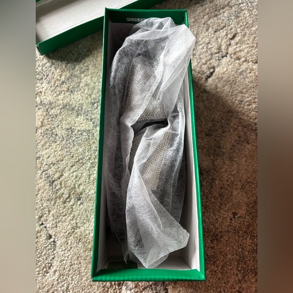 Lauren Lorraine Black Rhinestone Slide Sandals - Picture 7 of 7